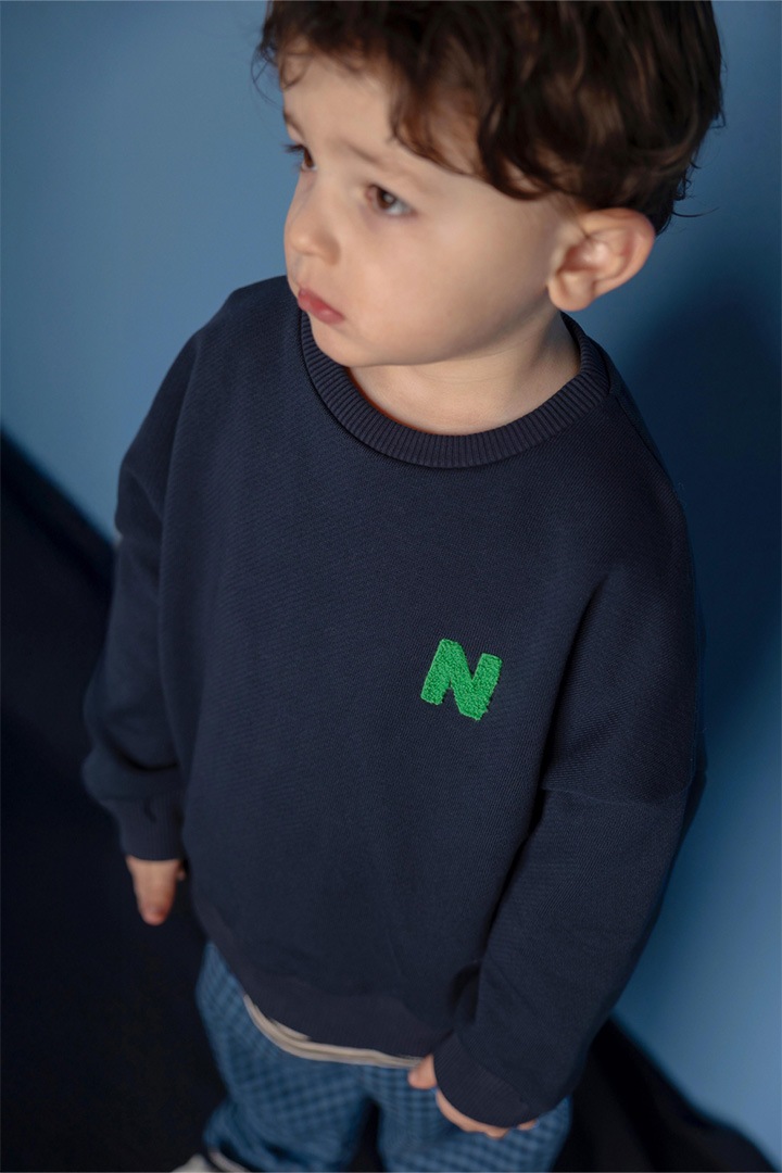 新品　未使用 nixnut TUR KNIT SWEATER 110 トレーナー nixnut / Ol Sweater / Navy | Brand,nixnut,Size ,104 | OBEBE