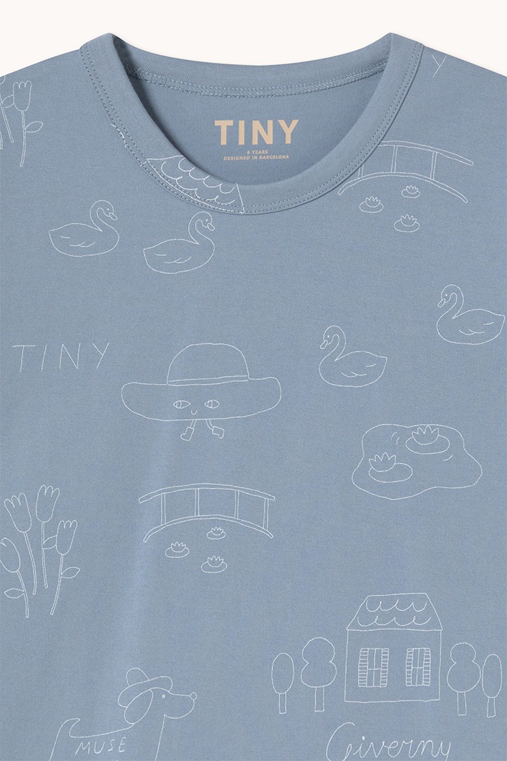 1st drop]tinycottons / Tiny Giverny Knitted Tee / SS26-005-K30