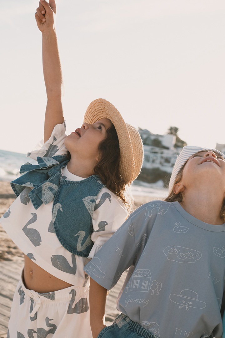 1st drop]tinycottons / Tiny Giverny Knitted Tee / SS26-005-K30