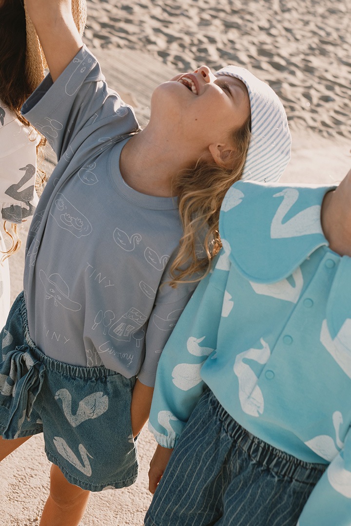 1st drop]tinycottons / Tiny Giverny Knitted Tee / SS26-005-K30