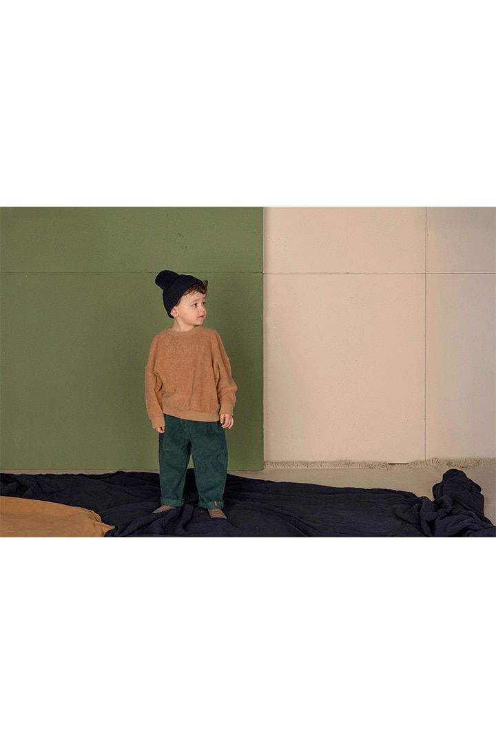 新品　未使用 nixnut TUR KNIT SWEATER 110 トレーナー nixnut】Tot sweater/SPICE | lana