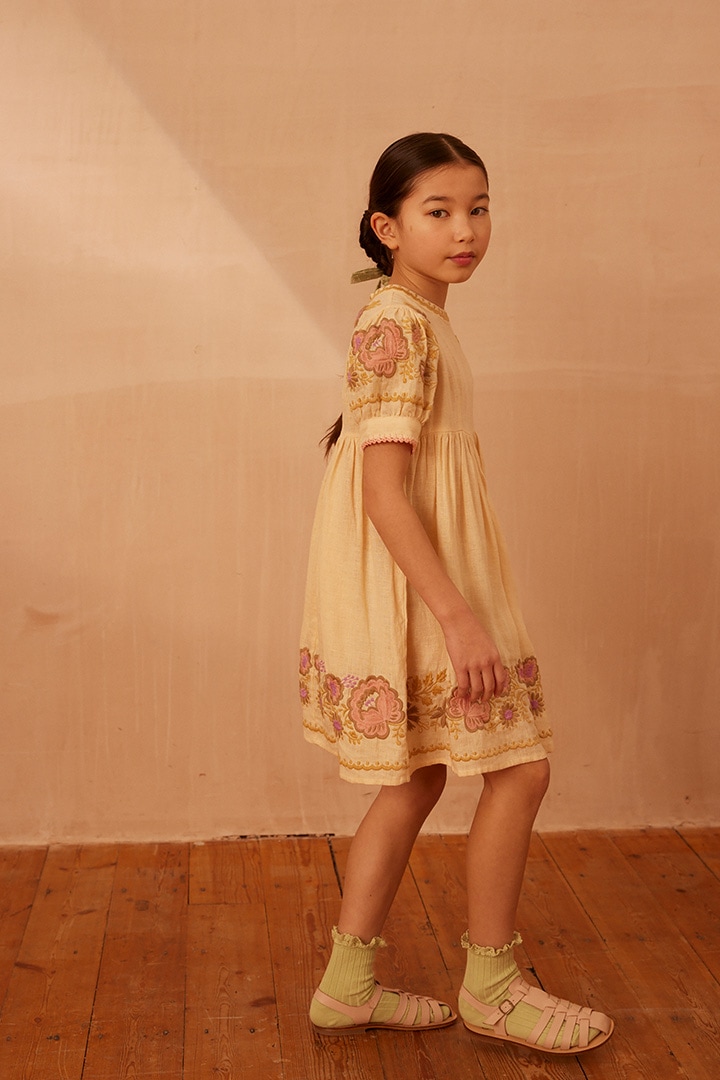 Apolina Patsy Dress apolina PATSY DRESS MILK 5-7y
