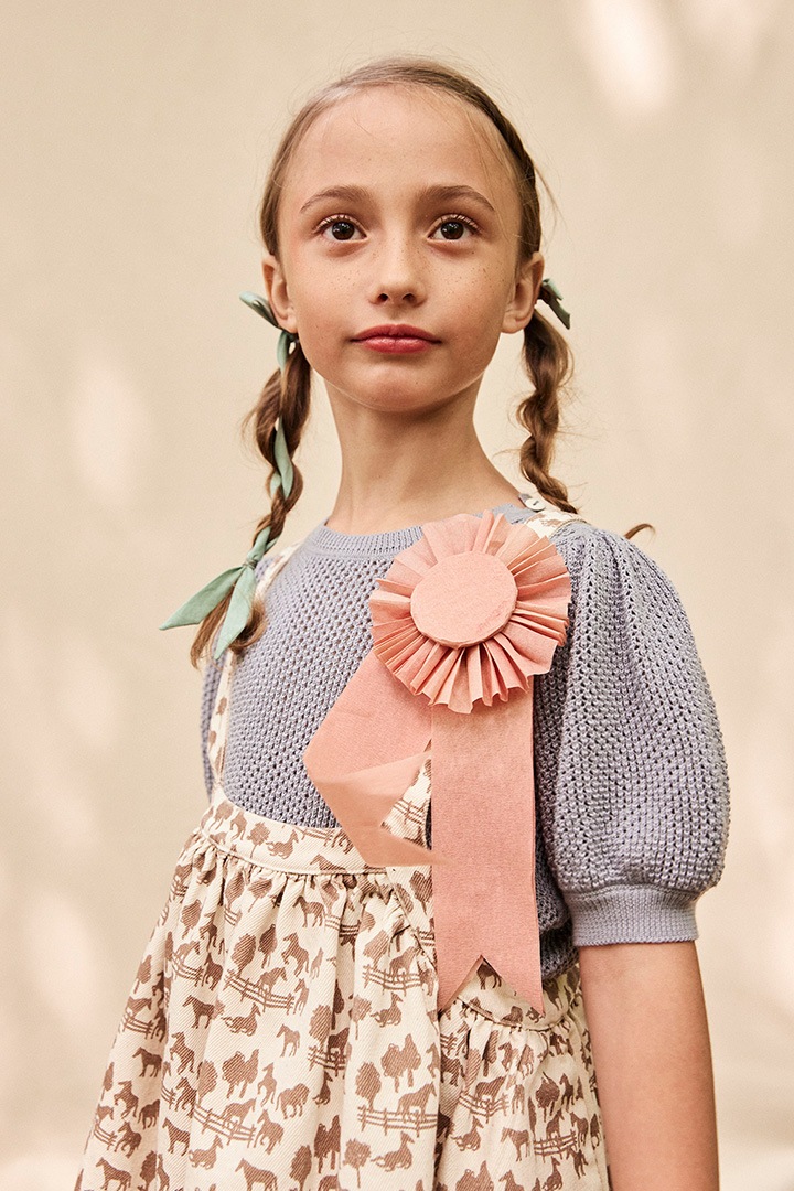 Sweater Collection]SOOR PLOOM / Mimi Knit Top / SPK03 / Powder  