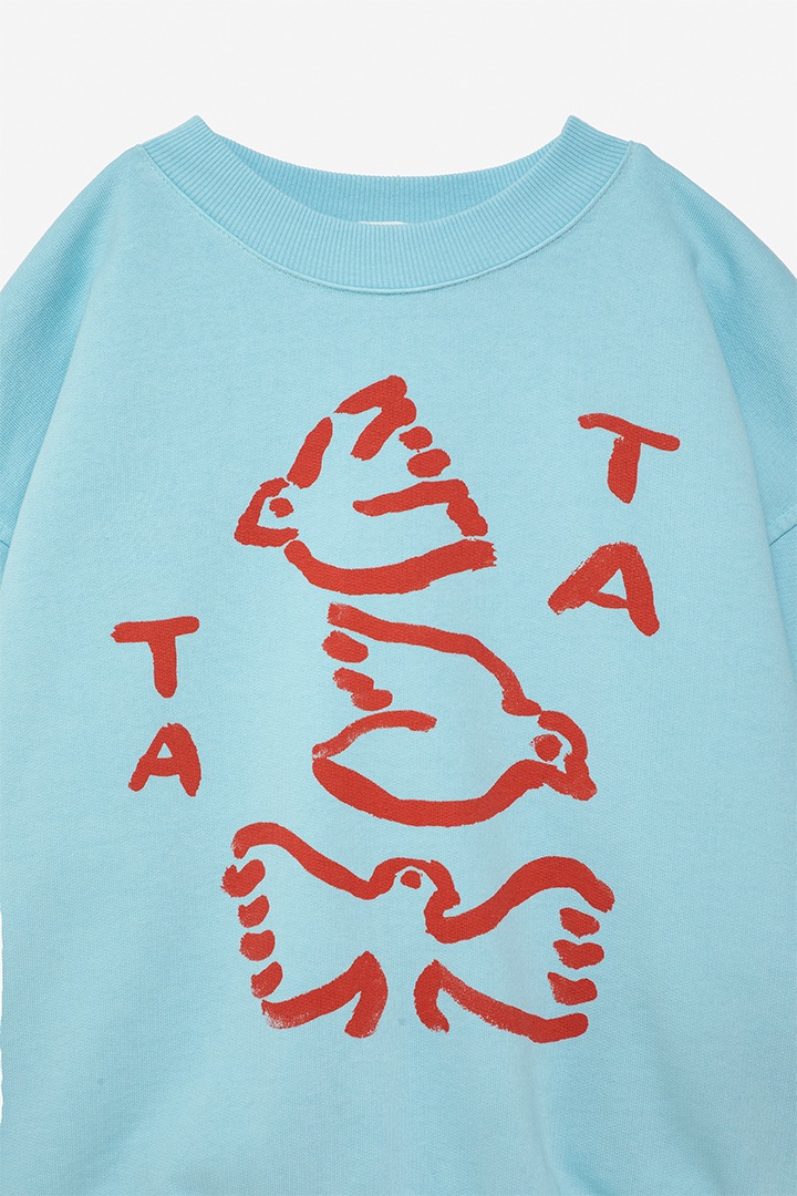 1st drop]TRUE ARTIST / Sweatshirt no07 / T225MA017 / Blue