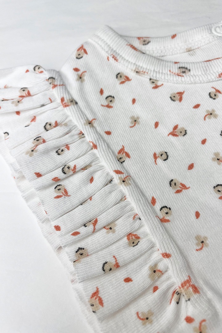 Essential Collection]SOOR PLOOM / Frill Tee / AE71 / Fleur Print  