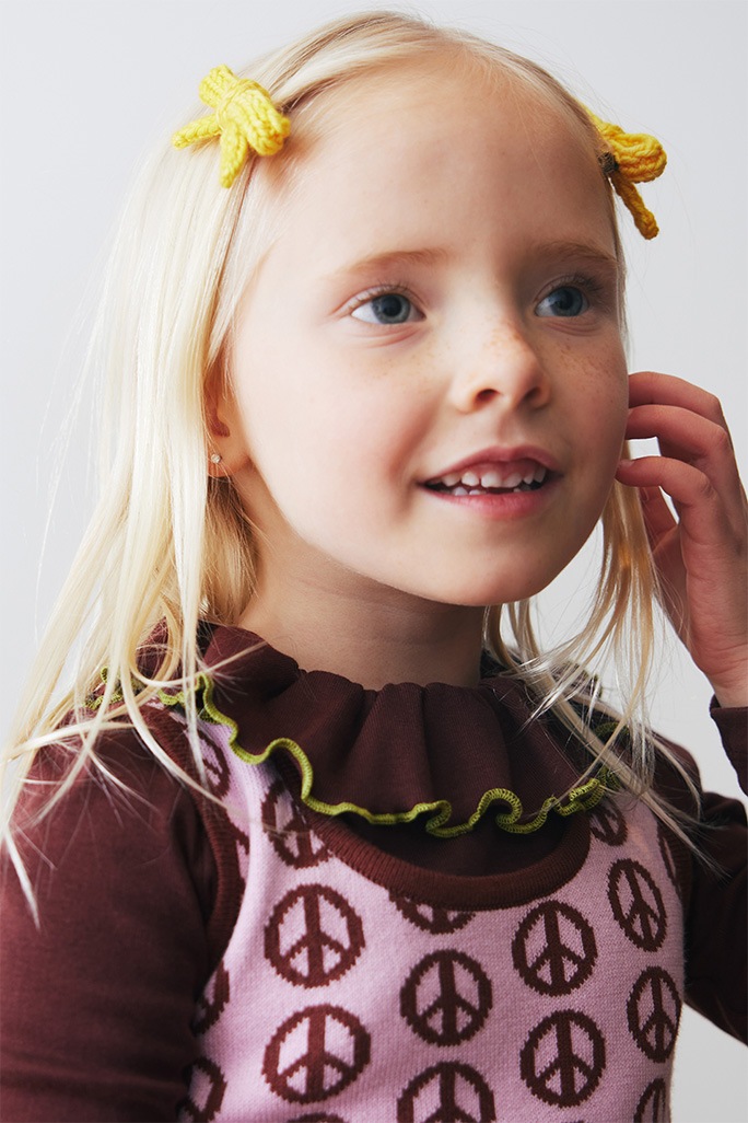 misha&puff : ポップコーンベレー帽 : 4-6Y