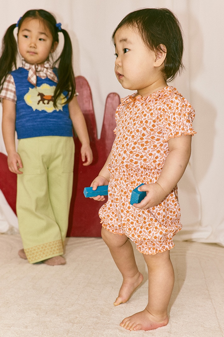 1st drop]Misha&Puff / BABY BUBBLE SHORT / B3027S26-0B2 / AURA