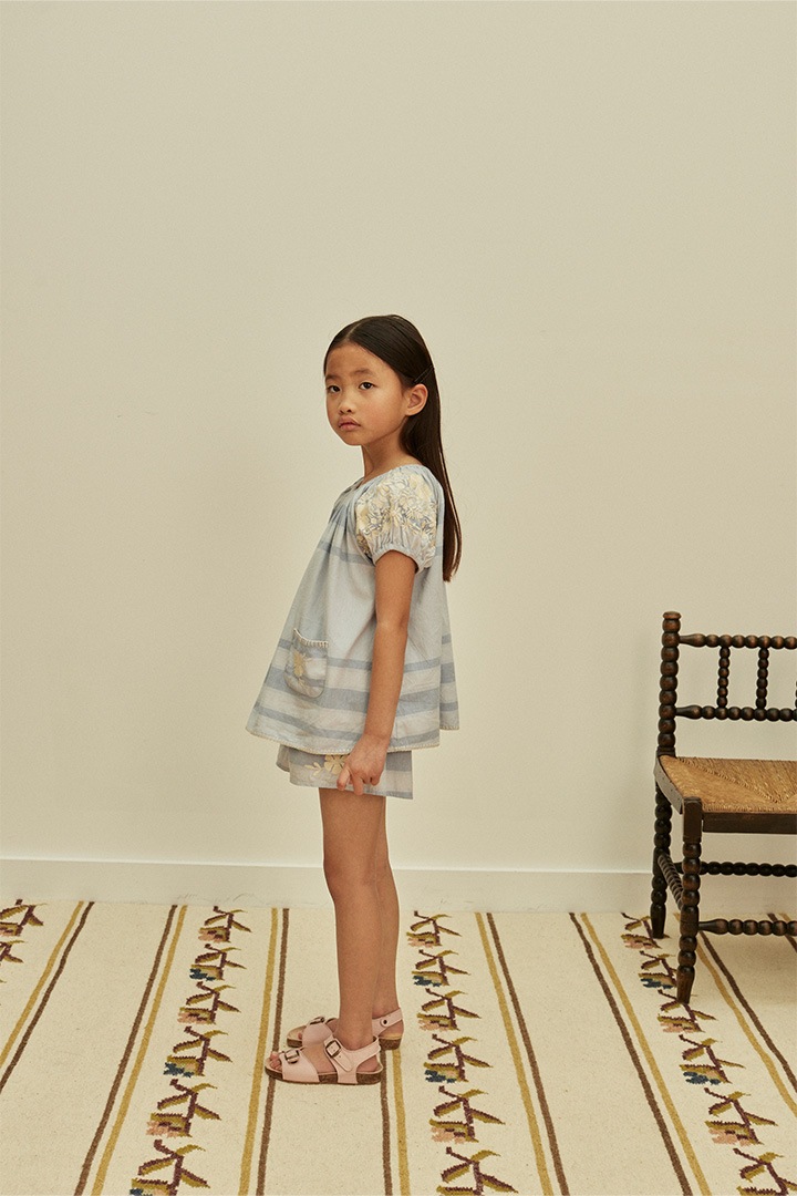main collection]Apolina / BARBARA SHORT SET / SUMMERHOUSE STRIPE