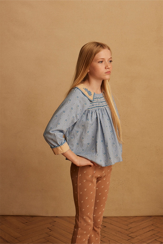 【最終値下げ】アポリナApolina Hazel Blouse 7-9Y 最終値下げ】アポリナApolina Hazel Blouse 7-9Y