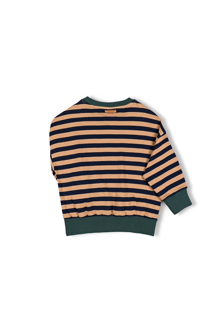 新品　未使用 nixnut TUR KNIT SWEATER 110 トレーナー 予約商品]nixnut / Rel Sweater / Navy Stripe | Brand,nixnut
