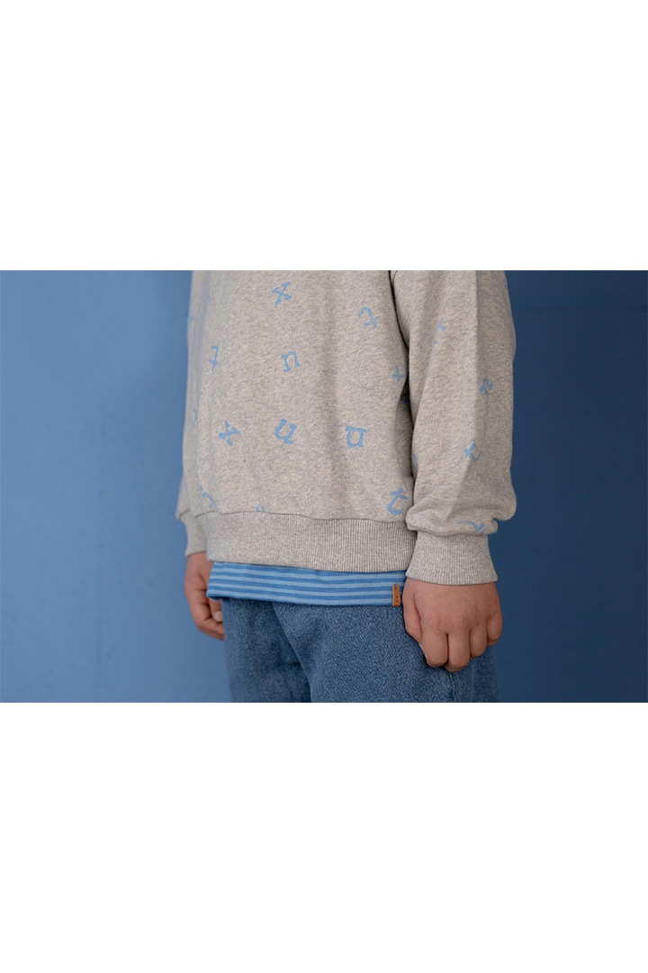 新品　未使用 nixnut TUR KNIT SWEATER 110 トレーナー 予約販売【nixnut】Stamp Sweater/ MOSS | lana
