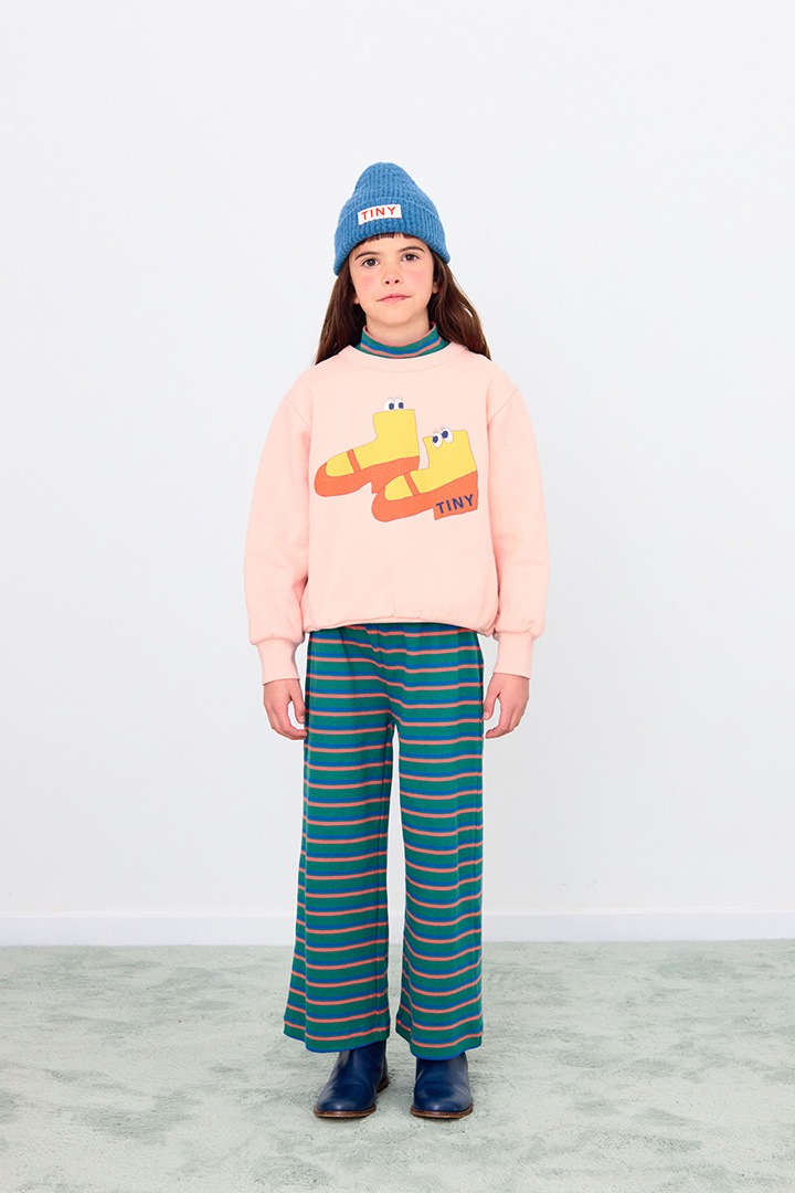 1st drop]tinycottons / WALK GRAPHIC SWEATSHIRT / AW25-286