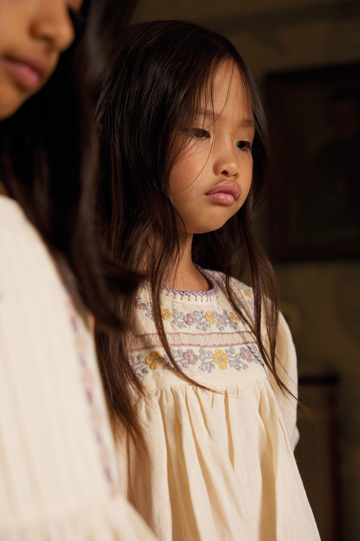 High Summer Collection]Apolina / PATSY RIBBONS DRESS / CREAM