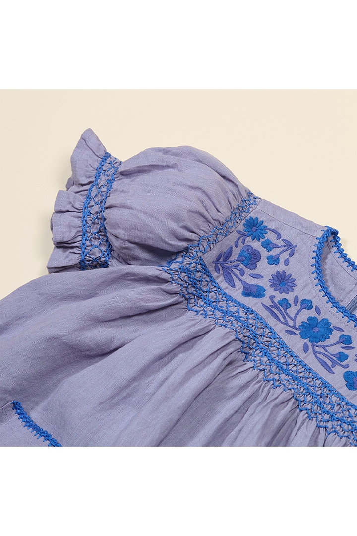 High Summer Collection]Apolina / DORA DRESS / BLUE-LILAC | Brand
