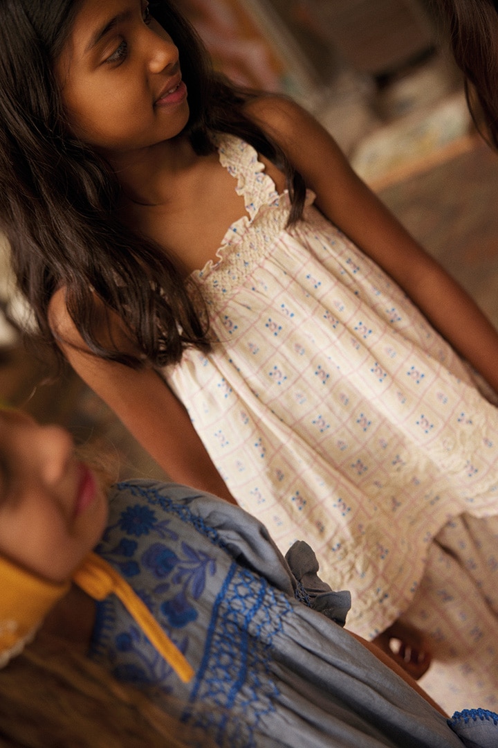 High Summer Collection]Apolina / DORA DRESS / BLUE-LILAC | Size,3