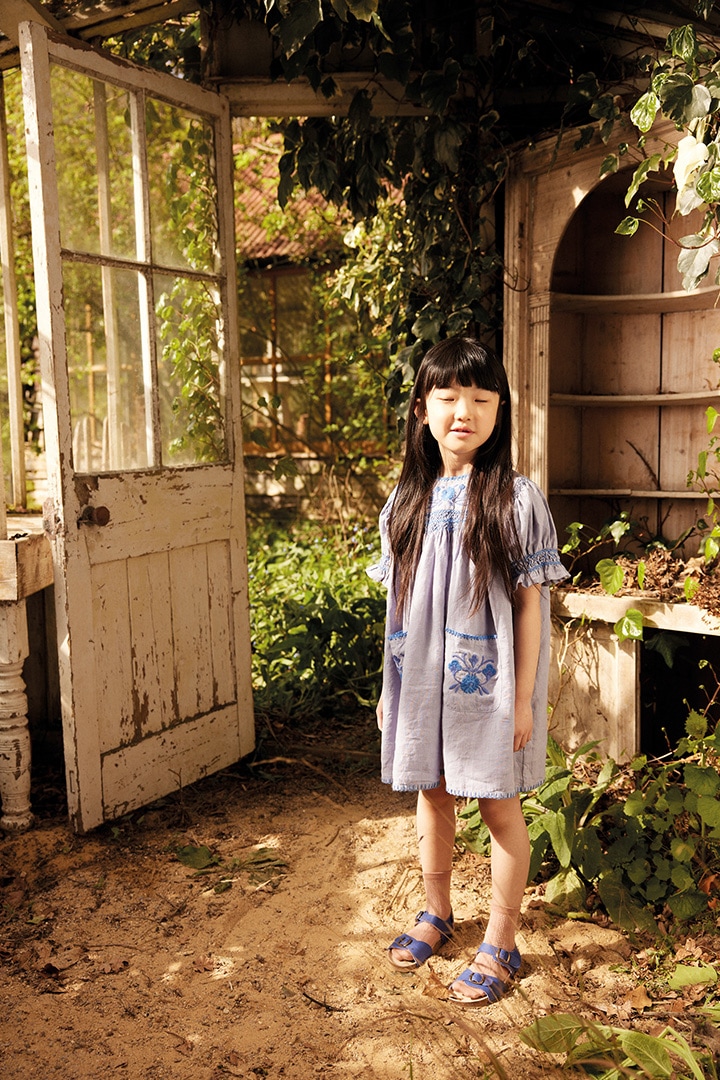 High Summer Collection]Apolina / DORA DRESS / BLUE-LILAC | Size,3