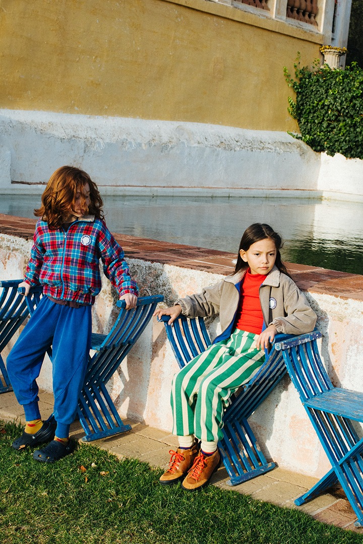 THE CAMPAMENTO / BROWN WASHED KIDS JACKET / TC-AW23-76 / BROWN 