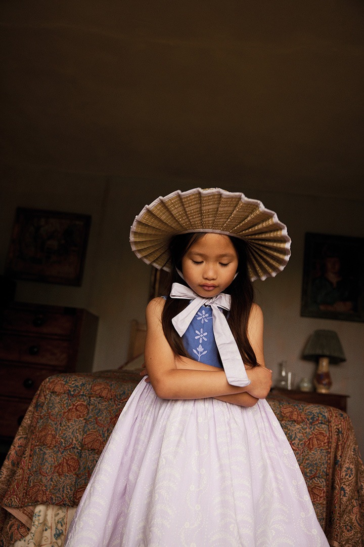 High Summer Collection]Apolina / LOLA DRESS / WALLFLOWER/AZUL