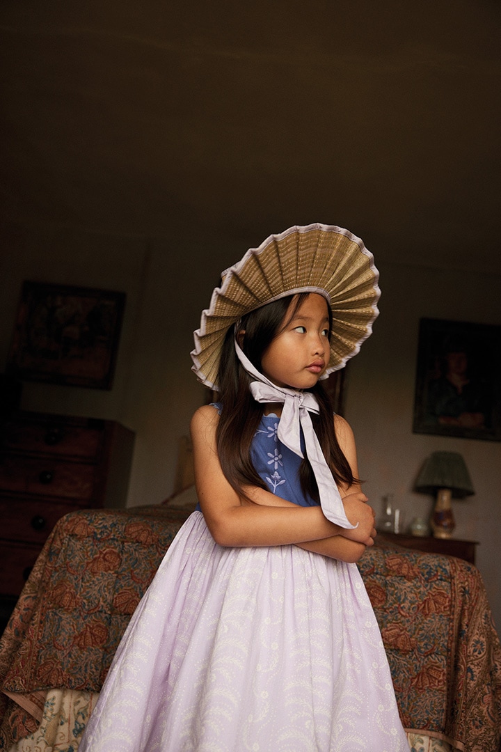 High Summer Collection]Apolina / LOLA DRESS / WALLFLOWER/AZUL