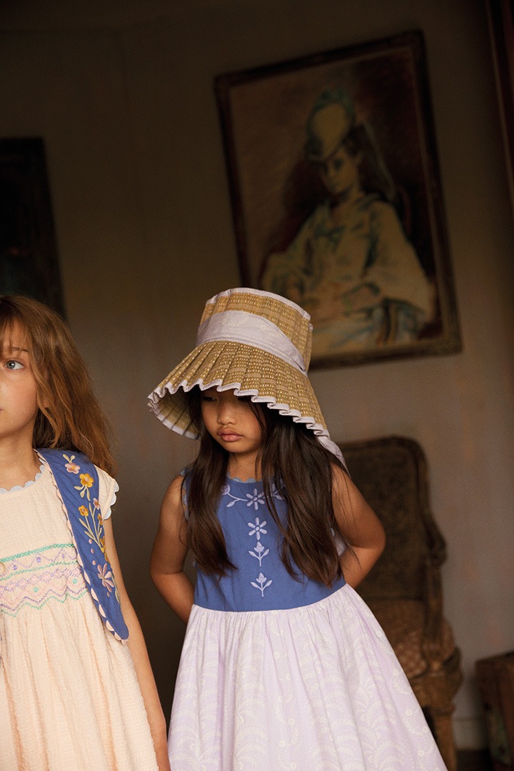 High Summer Collection]Apolina / LOLA DRESS / WALLFLOWER/AZUL