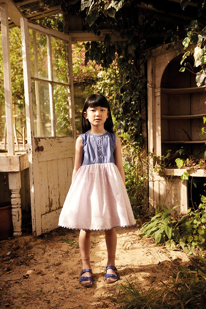 High Summer Collection]Apolina / LOLA DRESS / WALLFLOWER/AZUL