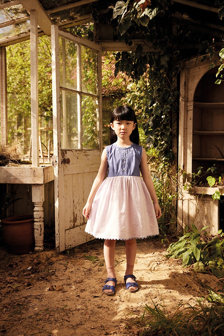 High Summer Collection]Apolina / LOLA DRESS / WALLFLOWER/AZUL