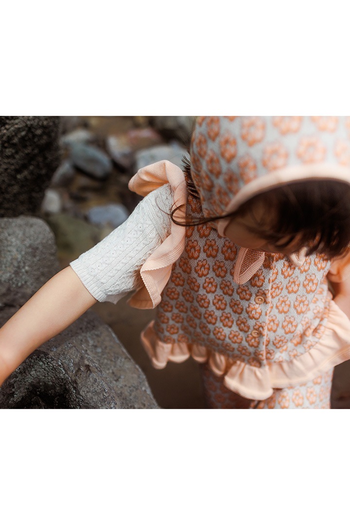 2nd drop]MABLI / DONUT VEST(2Y) / MAB823 / BLUSH/A | Brand,MABLI