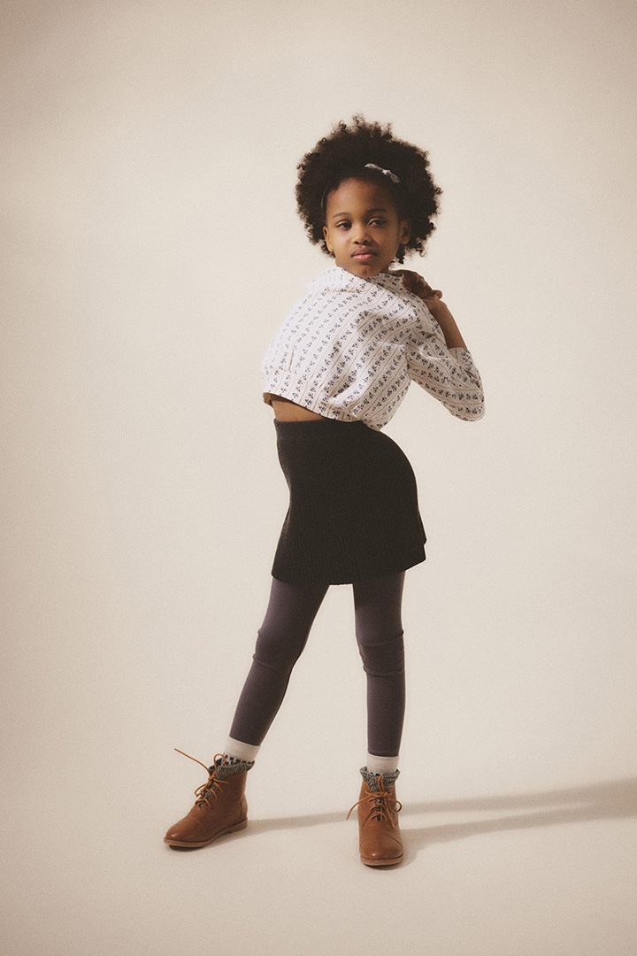 トップス soor ploom RAGRAN MOCK TEE-THISTLE 10y soor ploom RAGRAN MOCK TEE-THISTLE 10y