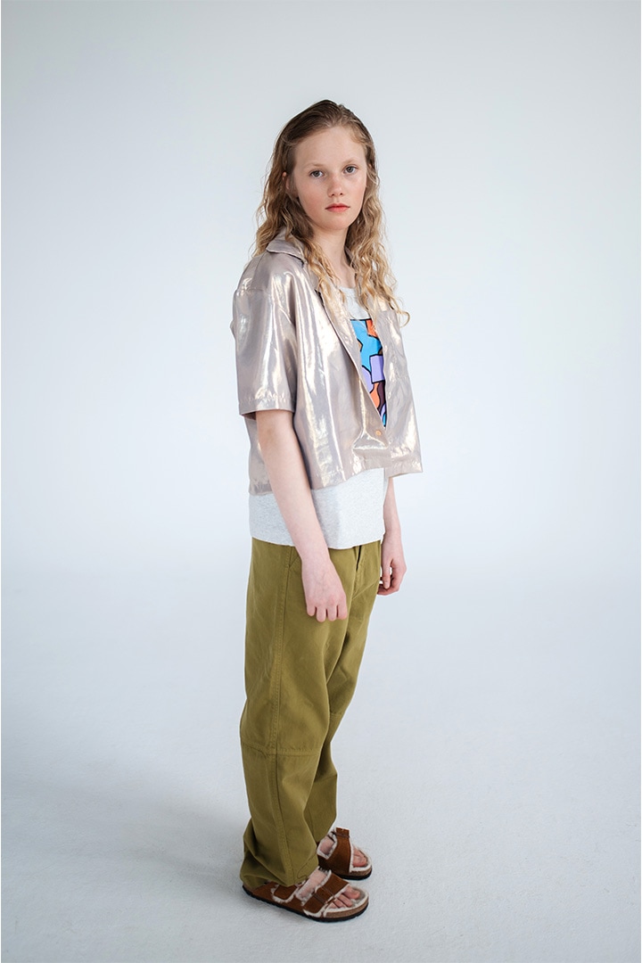1st drop]REPOSE AMS / 11, pocket pants / SS25-14 / green moss