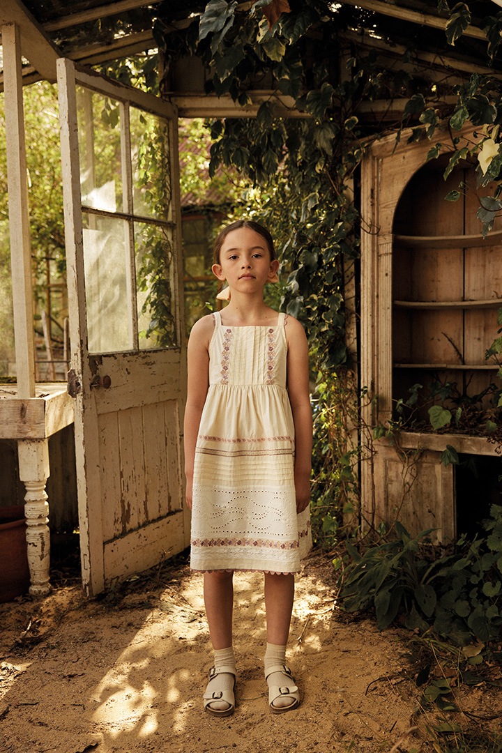 High Summer Collection]Apolina / MINERVA DRESS / CREAM | Size,6-8Y