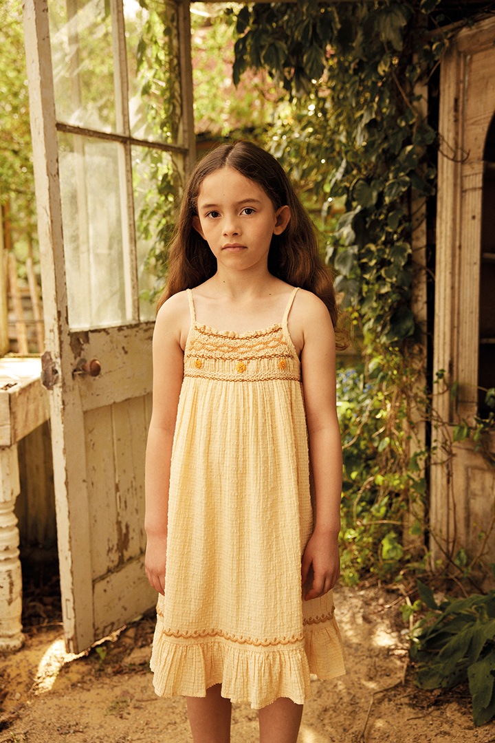High Summer Collection]Apolina / TAMMY MIDI SUNDRESS / PEACH