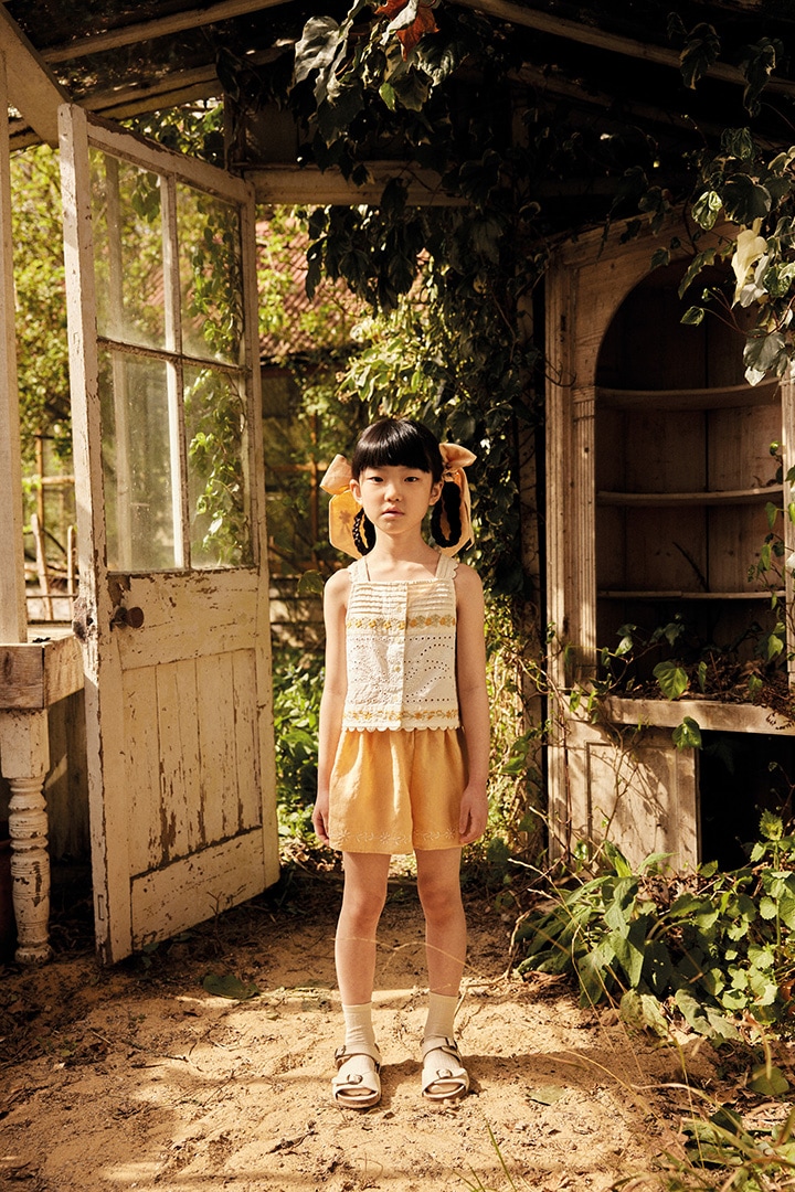 High Summer Collection]Apolina / ROSALIE SUNTOP / CREAM | Brand