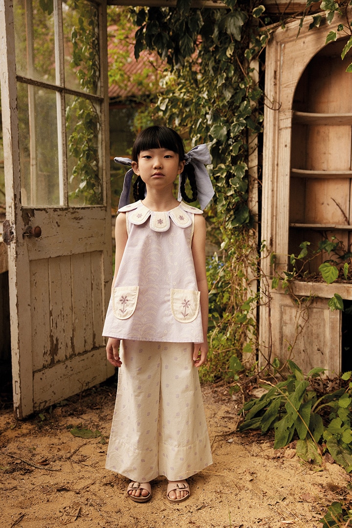 High Summer Collection]Apolina / FLORA TROUSER SET / WALLFLOWER