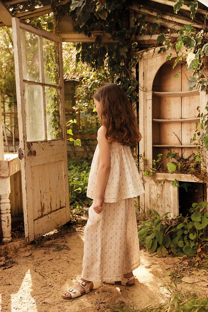 High Summer Collection]Apolina / ADINA TROUSER SET / ROSEPANEL