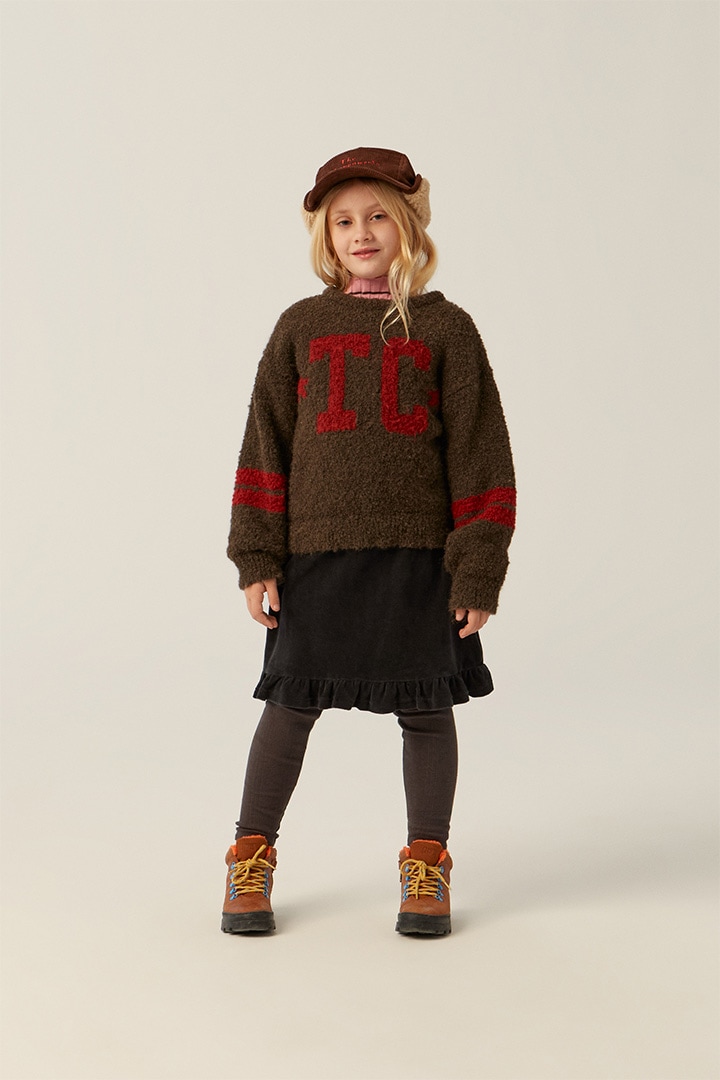 the campamento チューリップ　キルティング THE CAMPAMENTO / TC-AW25-62 / Brown | Size,1-2Y | OBEBE
