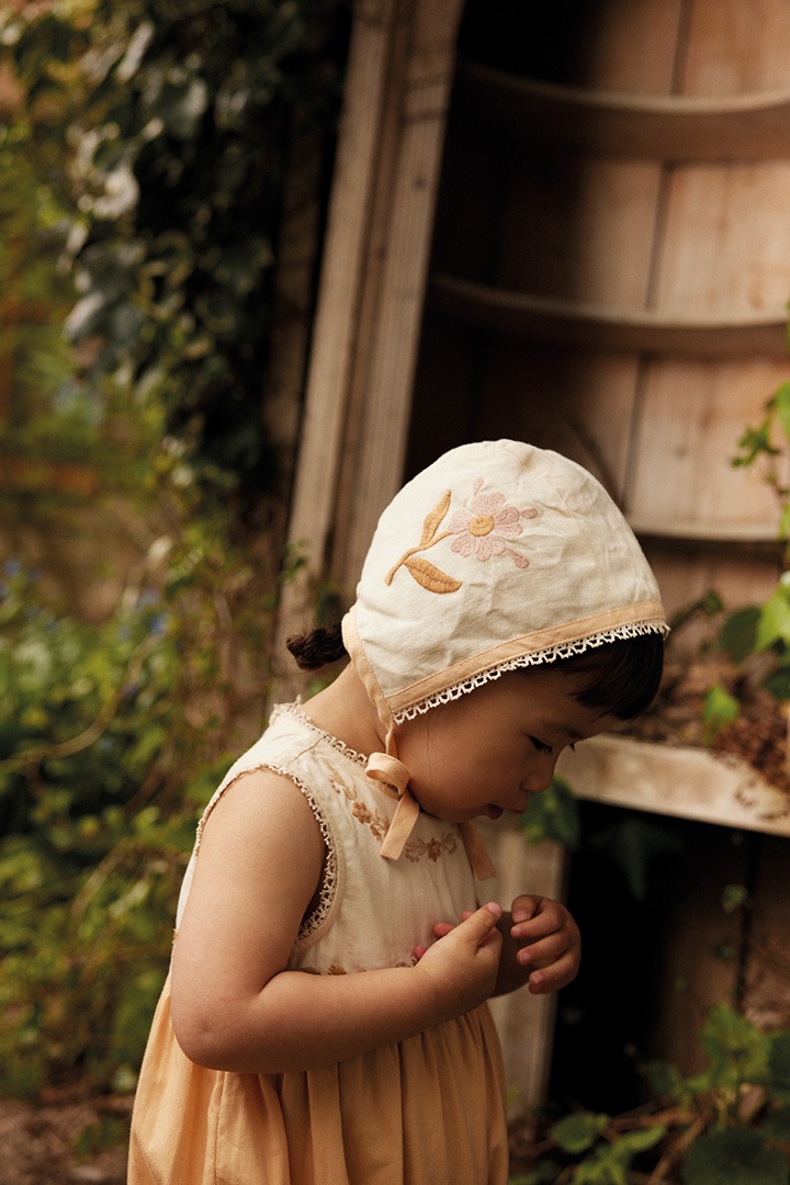 High Summer Collection]Apolina / BABY CLARA BUBBLE / CREAM/PEACH