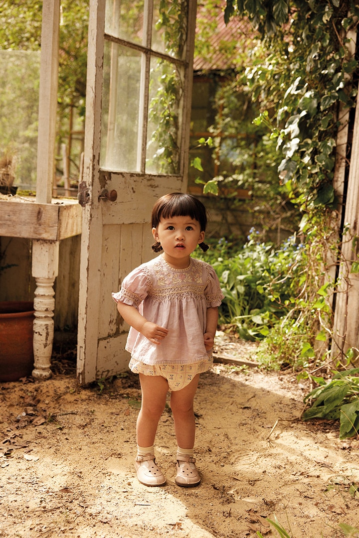 High Summer Collection]Apolina / BABY LULA BLOOMER / ROSEPANEL