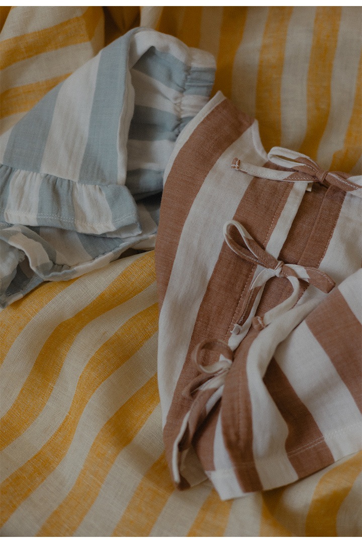 Organic Zoo / Sardine Stripes Frill Shorts / 16SASFS