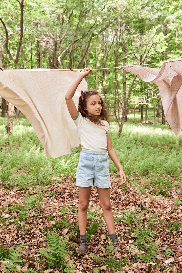 3rd drop]SOOR PLOOM / Odile Short / SP146 / Light Denim | Brand  