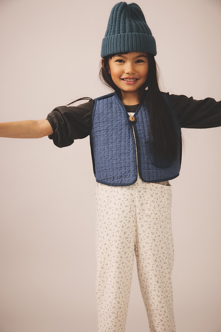 Essentials Collection]SOOR PLOOM / KNOT OVERALL / CALICO PRINT