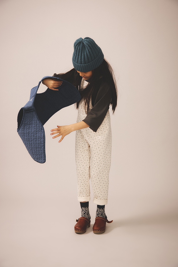 Essentials Collection]SOOR PLOOM / KNOT OVERALL / CALICO PRINT