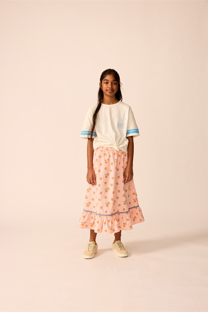 the sunday collective / Organic Weekend Tee with Buzzer Blue Trim