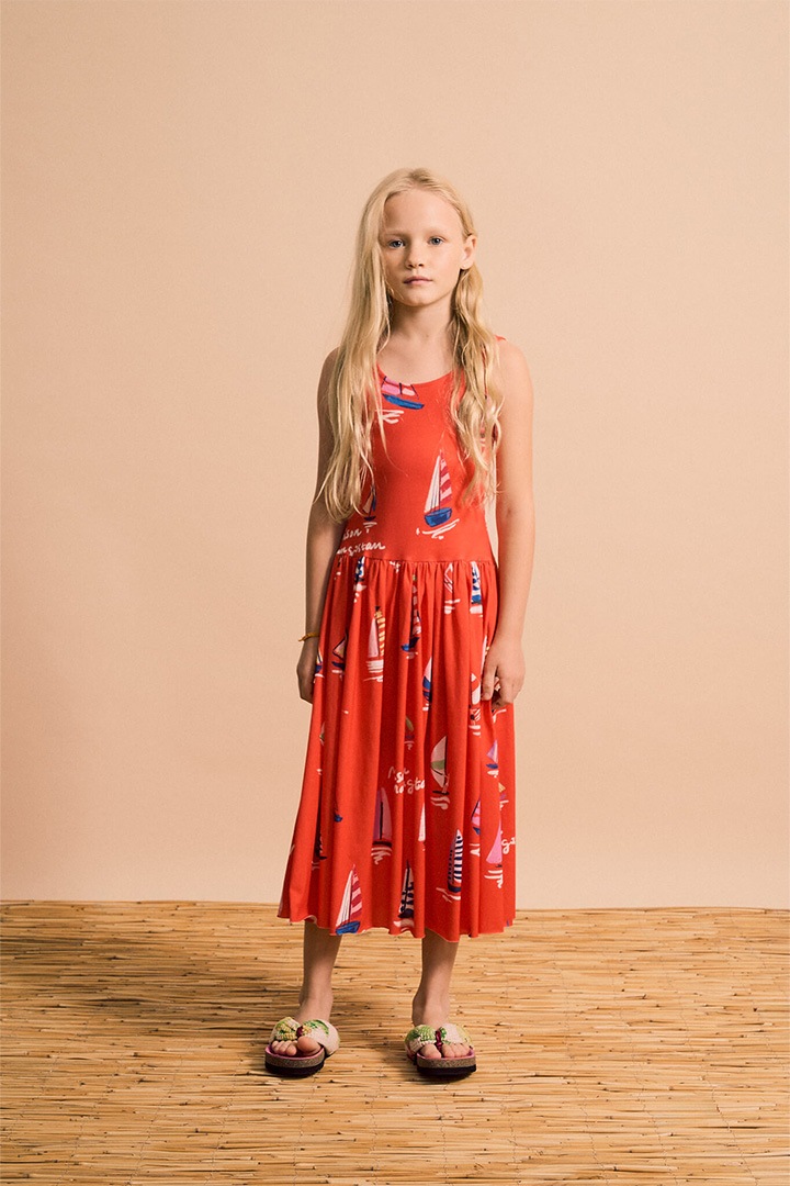 maison mangostan / Barcos Dress / 26101308 / Red | Item