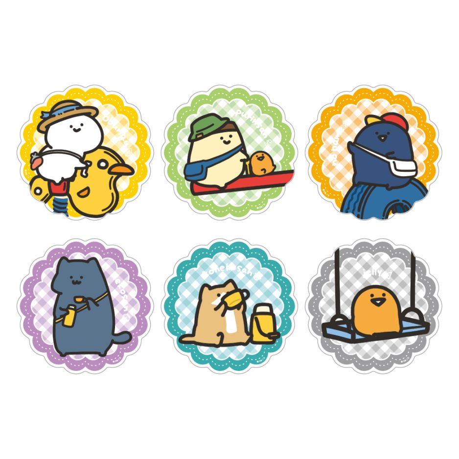 お文具といっしょ アクリルステッカー（全10種類) | すべての商品 | お