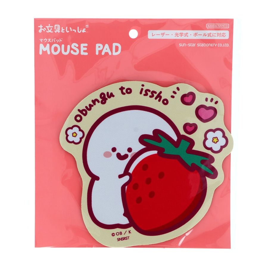 お文具といっしょ ダイカットマウスパッド お文具さん | インテリア