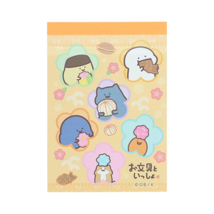 お文具といっしょ メモミニ お花