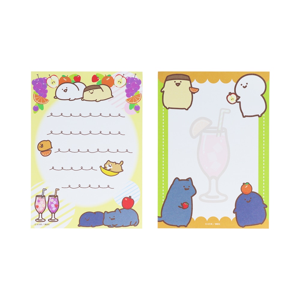 お文具といっしょ メモA6 フルーツジュース | すべての商品 | お文具