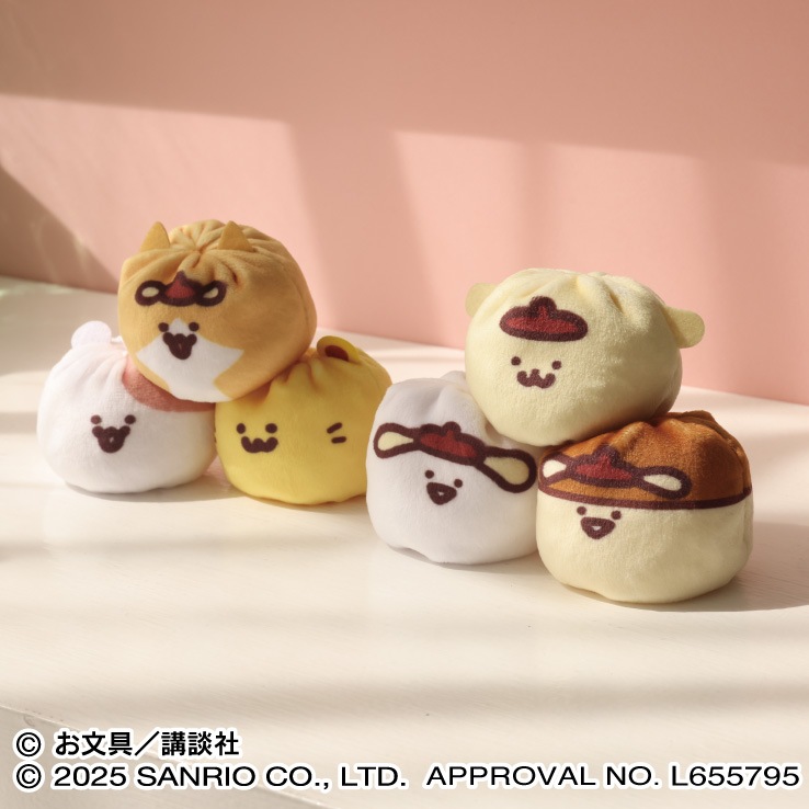 お文具といっしょ　ポムポムプリン ポムポムプリン×お文具といっしょ リール付きマスコット /(2