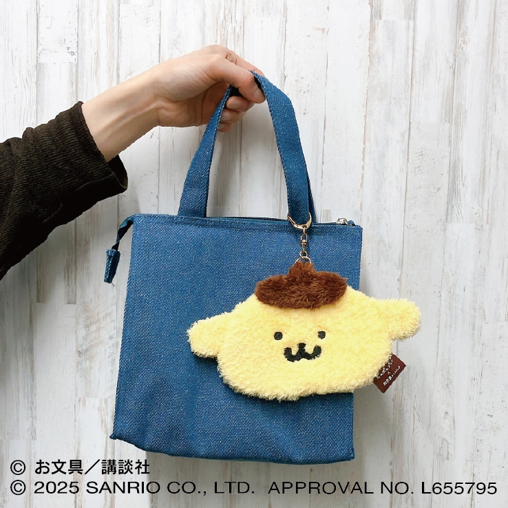 お文具といっしょ ポムポムプリン×お文具といっしょ パスケース