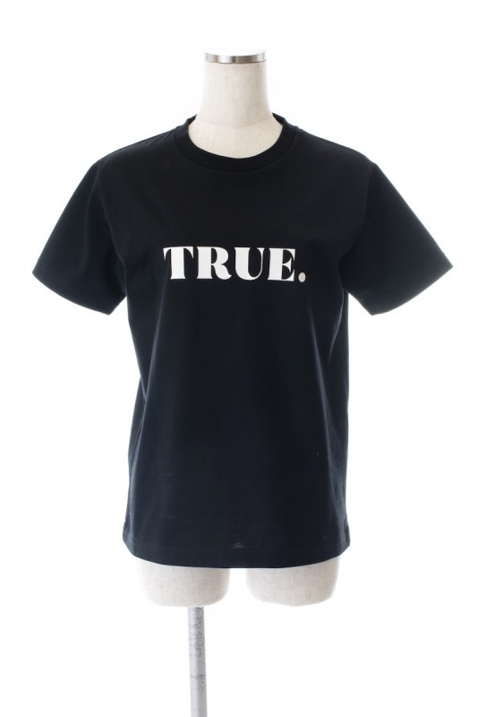 TRUE Tシャツ/ブラック×ホワイト